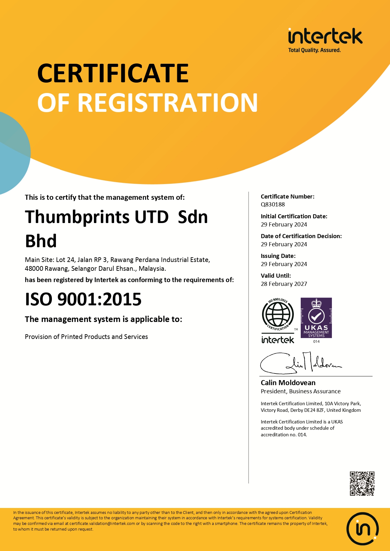 UKAS QMS Cert-Thumbprints (29.02.2024-28.02.2027)